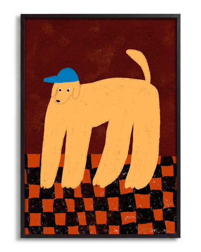 Maximo - no background framed - black