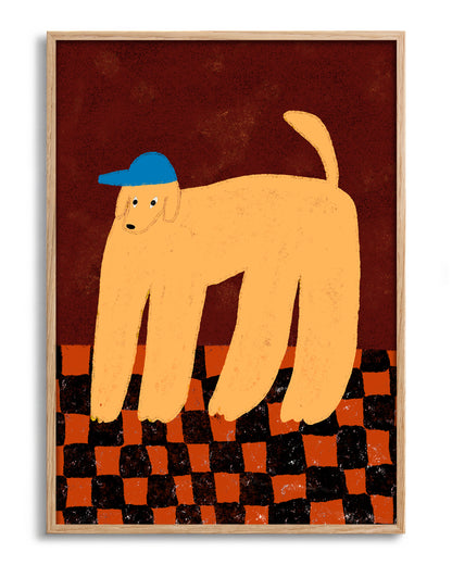 Maximo - no background framed - oak