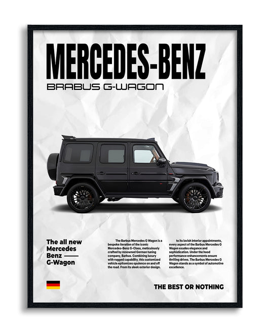 Mercedes G-Wagon Newspaper