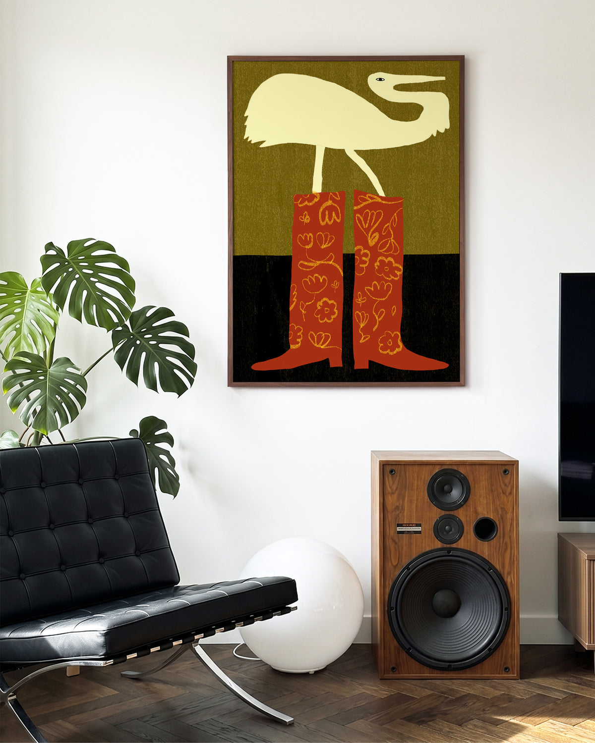 My Boots - room context walnut