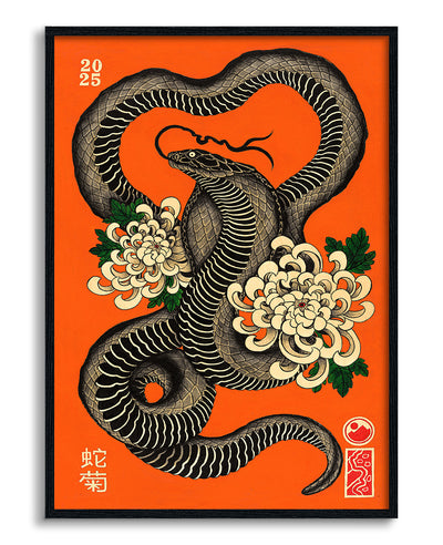Orange snake
