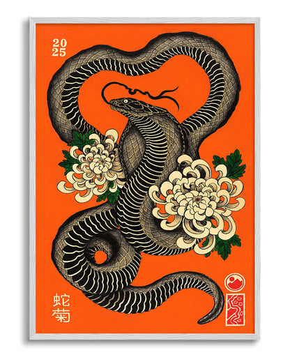 Orange snake