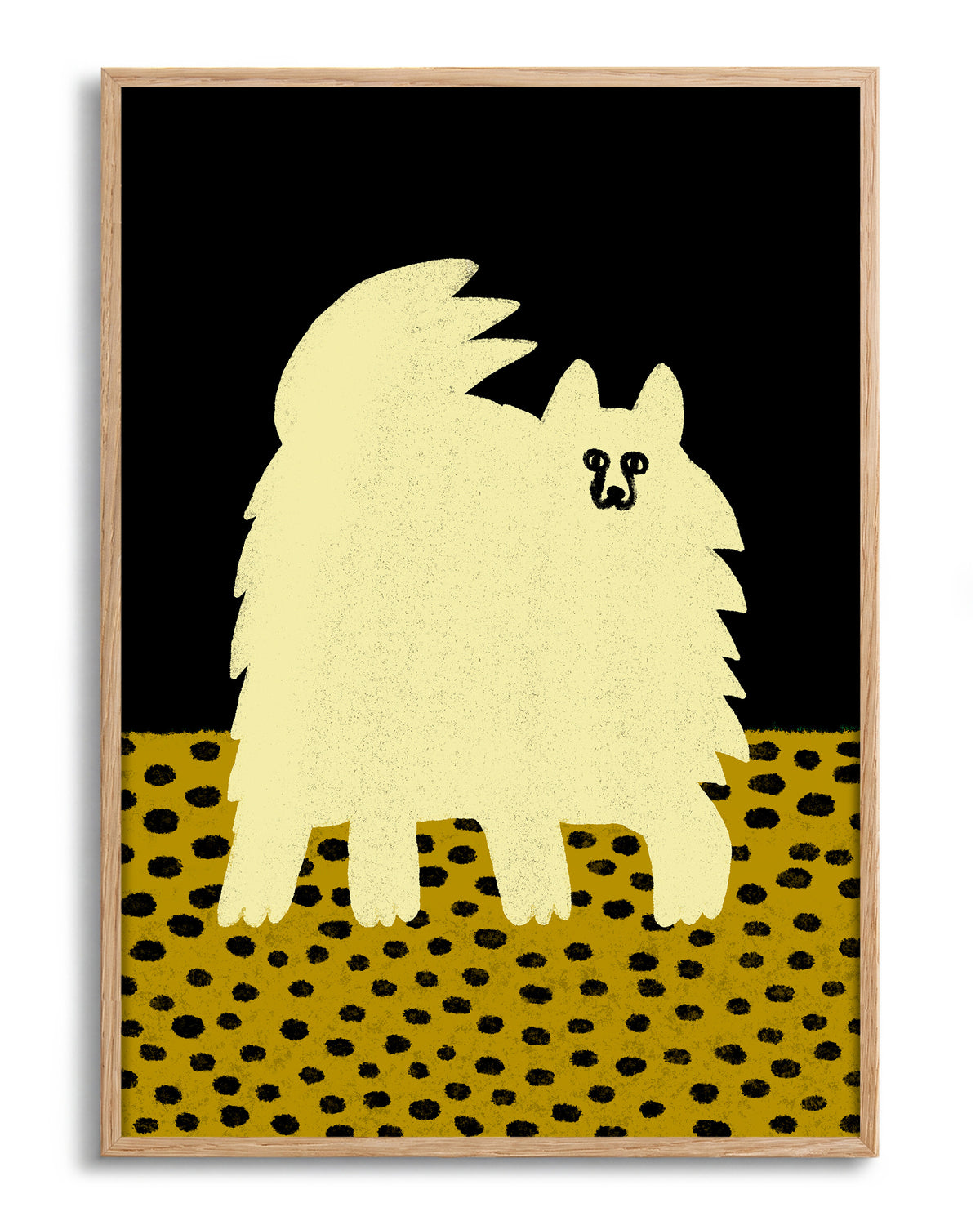 Pepenillo - no background framed - oak