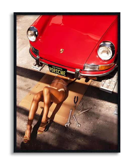 Red Porsche