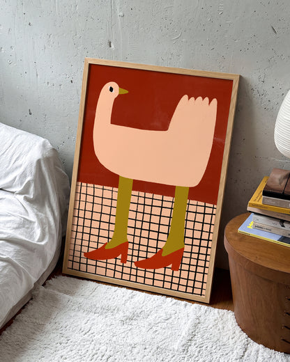 Red Chickenpng - room context oak