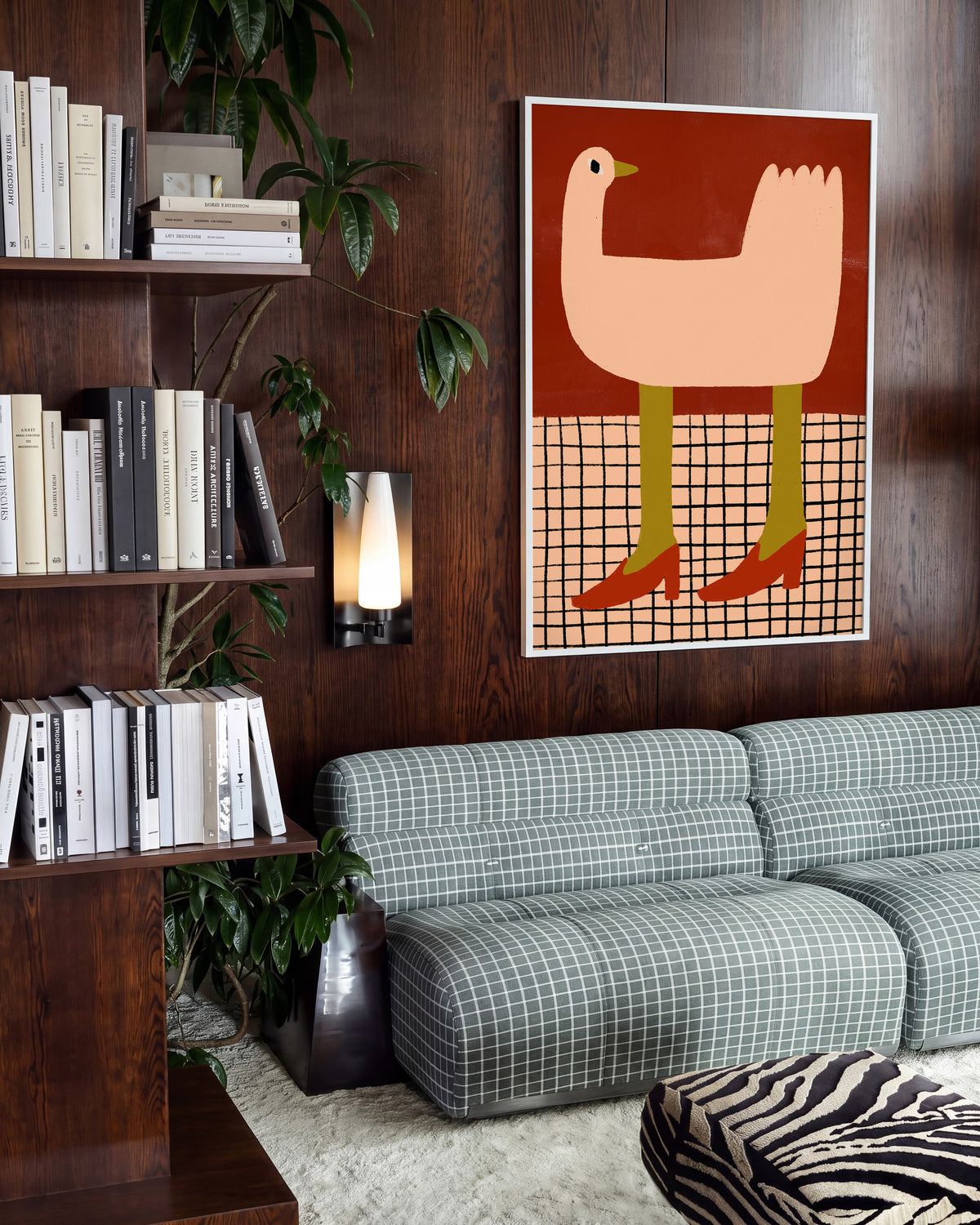 Red Chickenpng - room context white