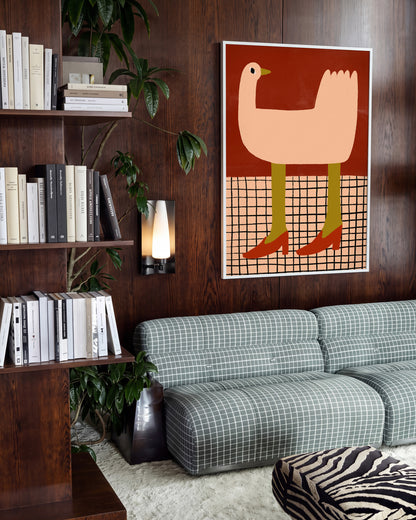 Red Chickenpng - room context white