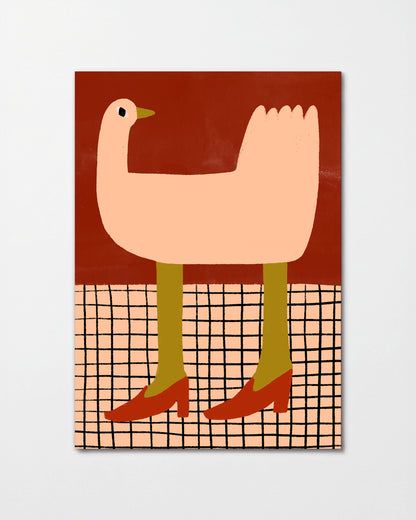 Red Chickenpng - unframed