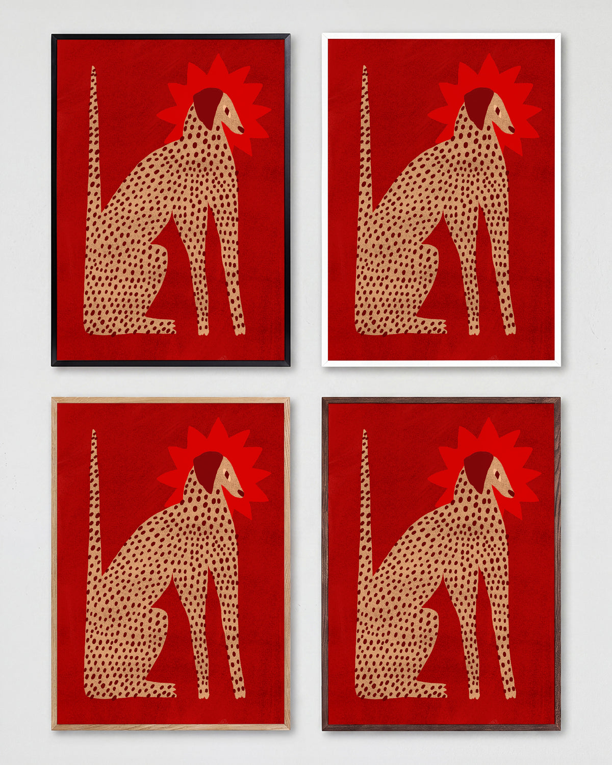 Red Dalmatian - all frames
