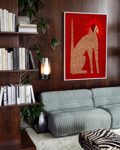 Red Dalmatian - room context white