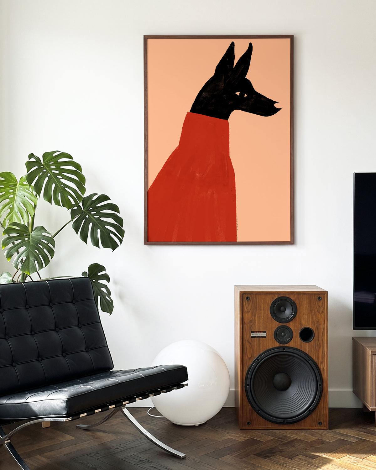 Red Dog - room context walnut