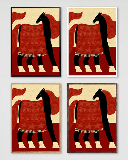 Red Horse - all frames