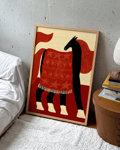 Red Horse - room context oak