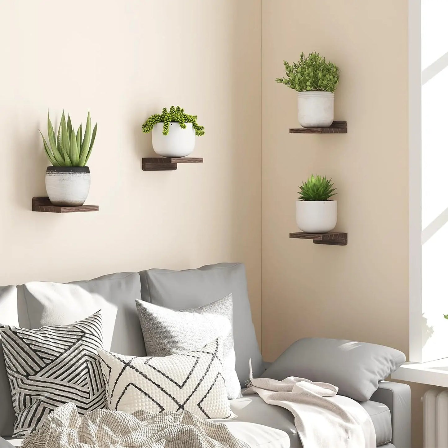 4-Pack Small Floating Shelves