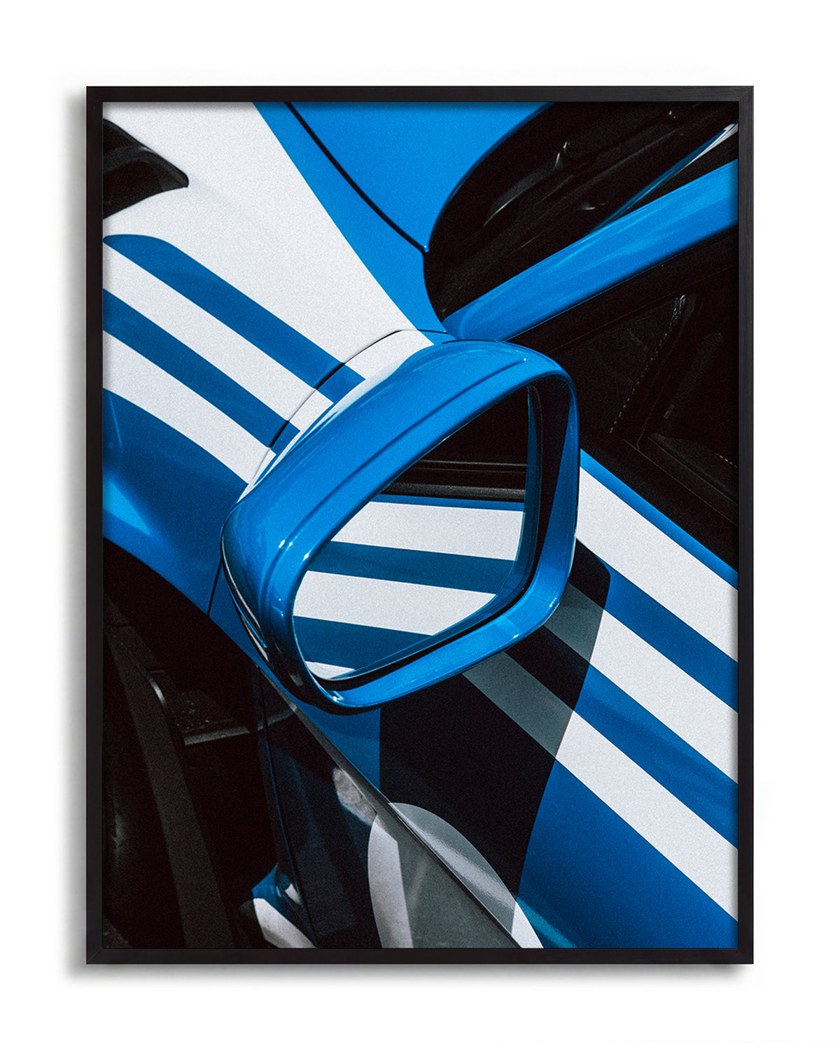 Salzburg - no background framed - black