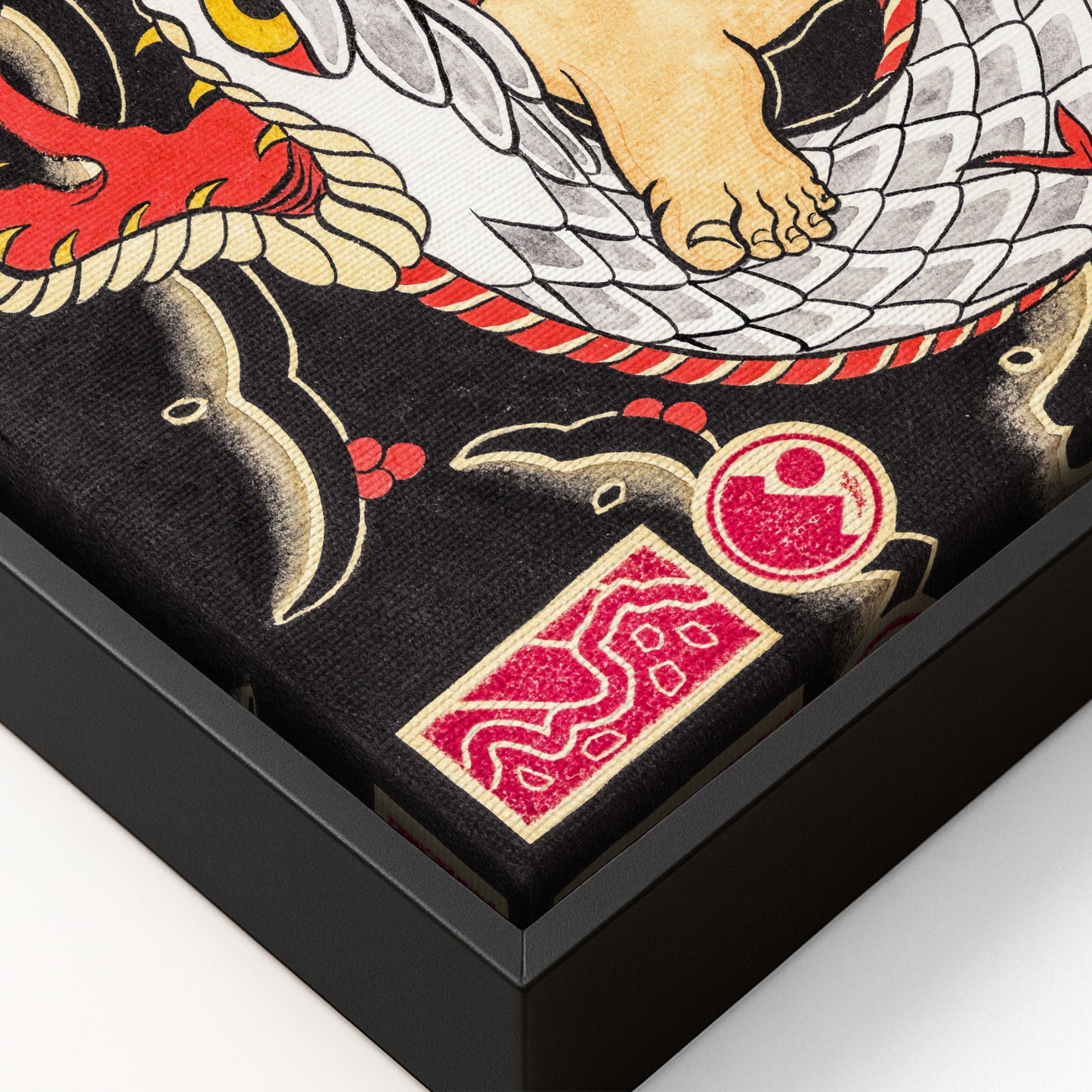 Samurai & Snake canvas