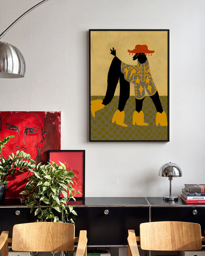 Santiago Cowboy - room context black