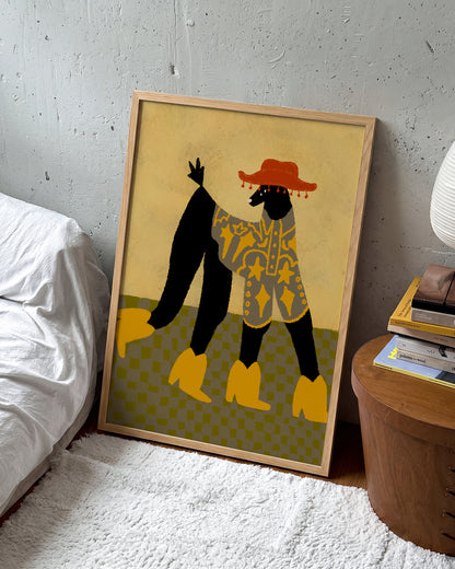 Santiago Cowboy - room context oak