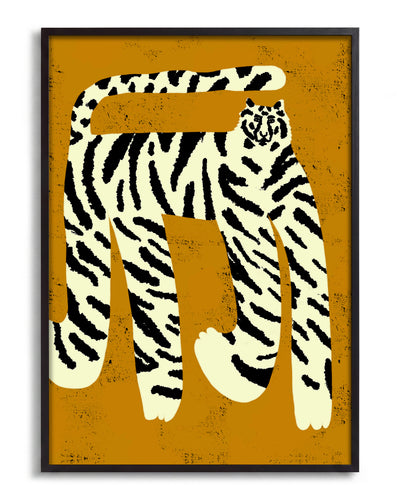 Sebastian Corriendo - no background framed - black