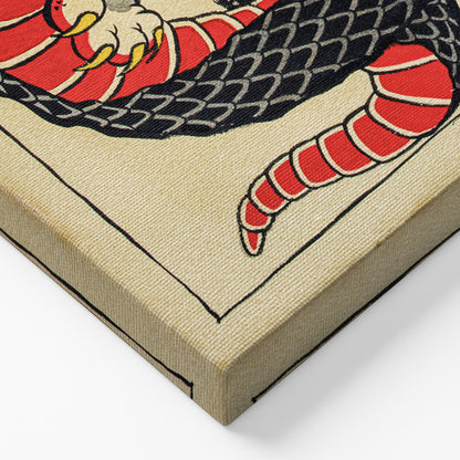 Snake and tiger canvas