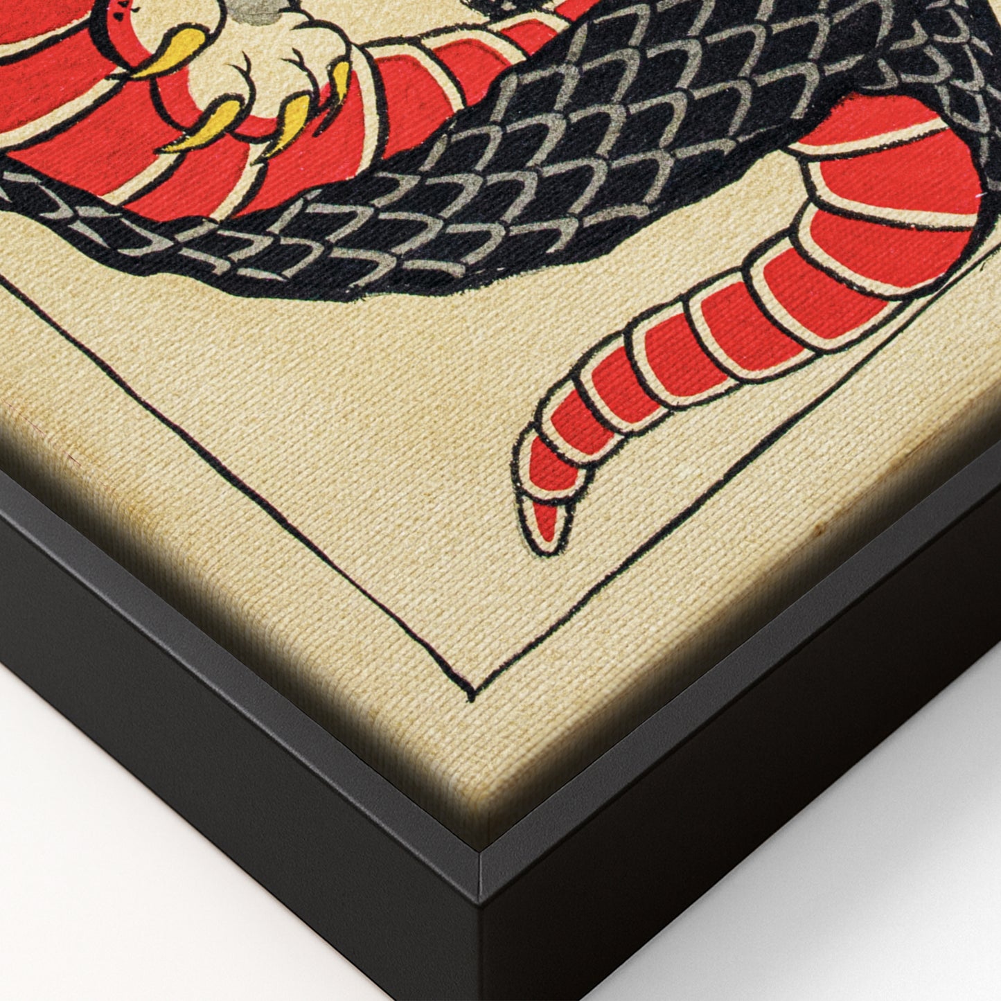 Snake and tiger canvas