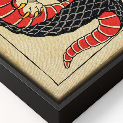 Snake and tiger canvas