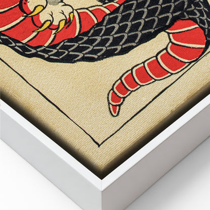 Snake and tiger canvas