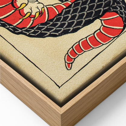 Snake and tiger canvas