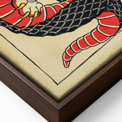 Snake and tiger canvas