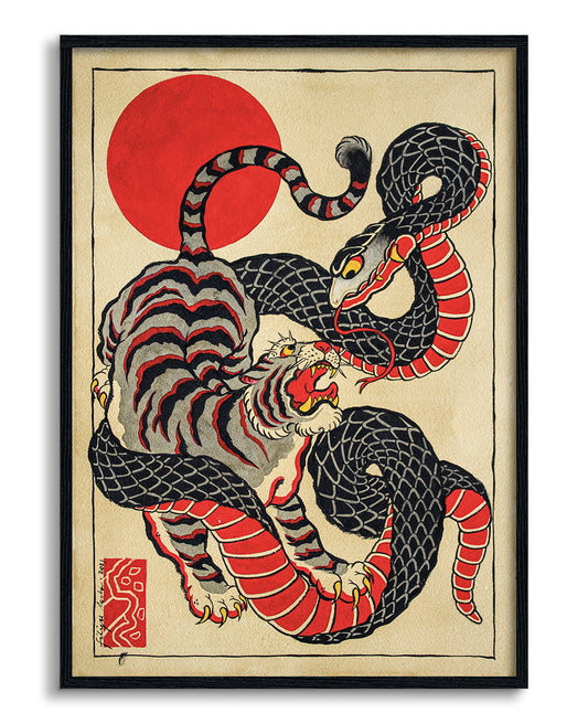 Snake and tiger