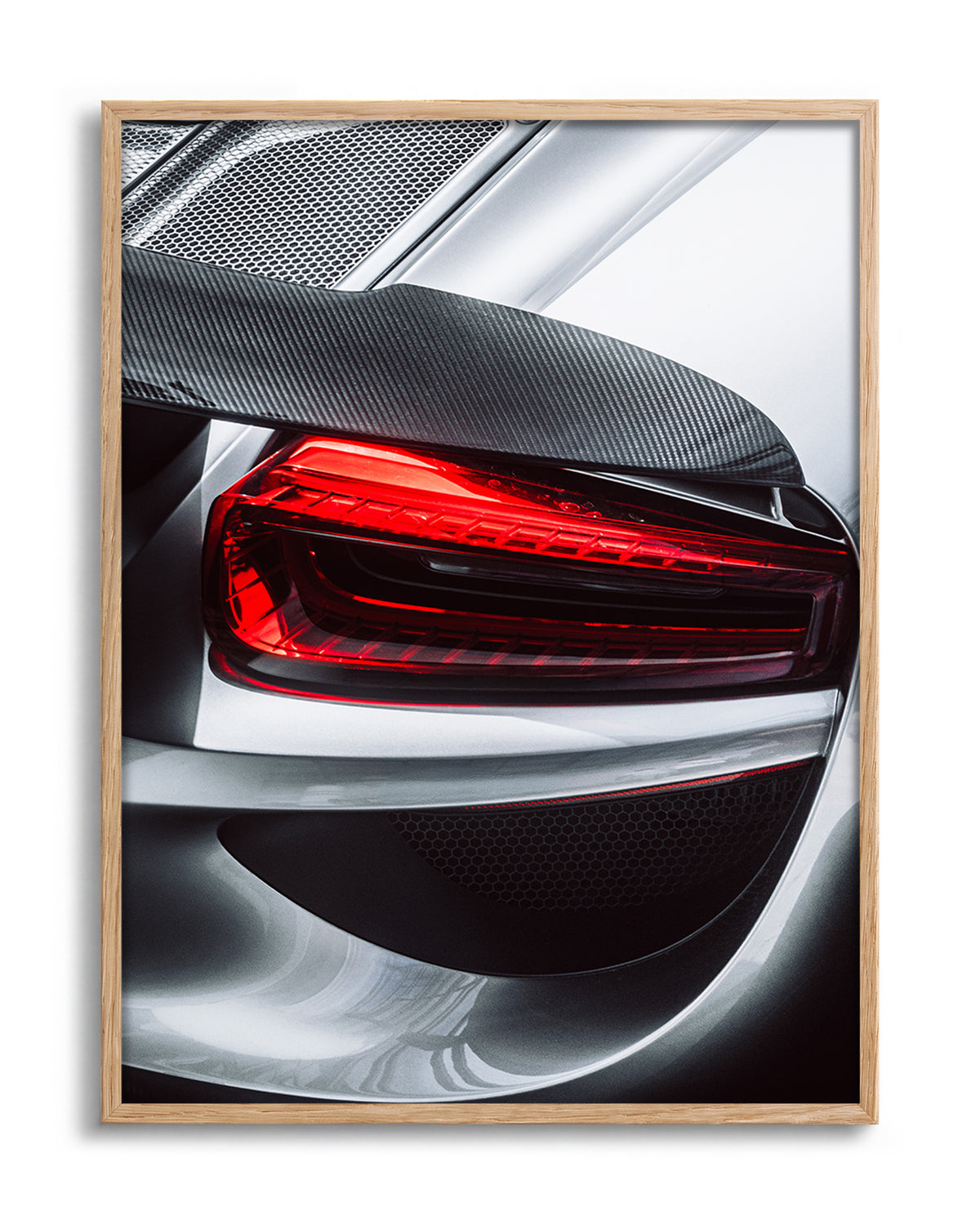 Spyder - no background framed - oak