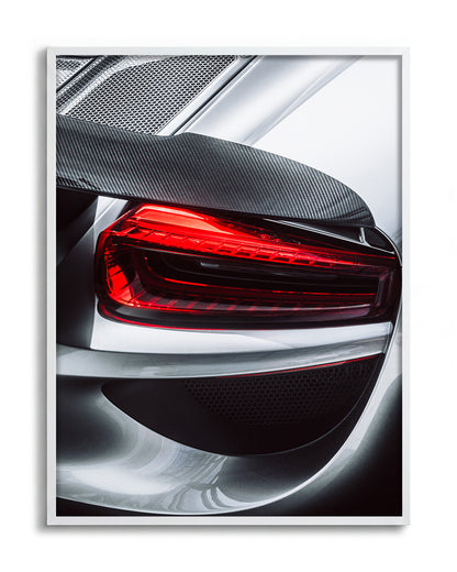 Spyder - no background framed - white