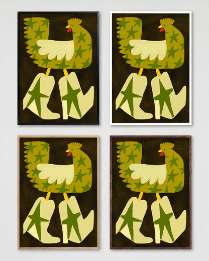 Star Rooster - all frames
