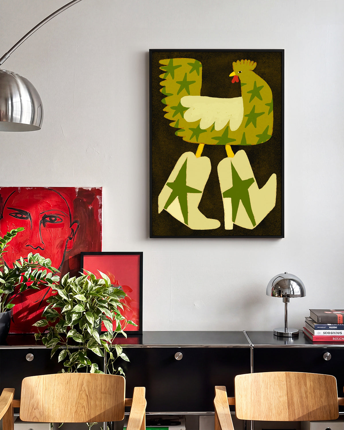 Star Rooster - room context black