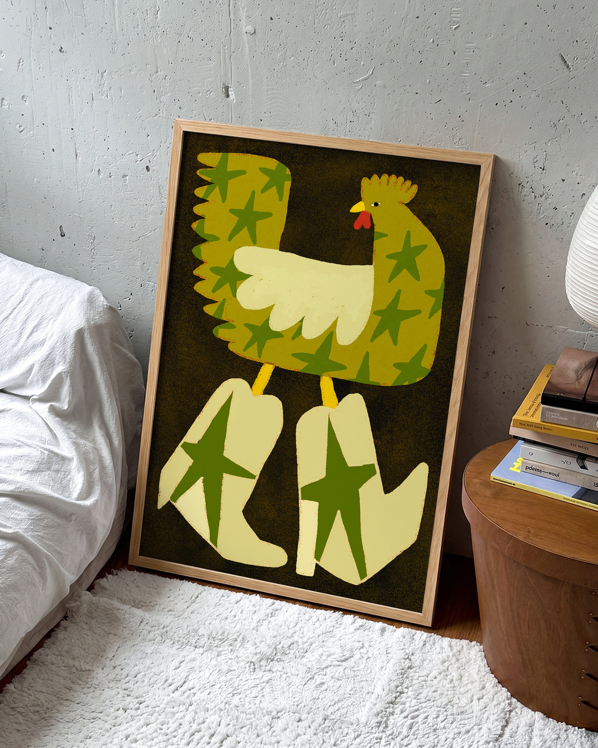 Star Rooster - room context oak