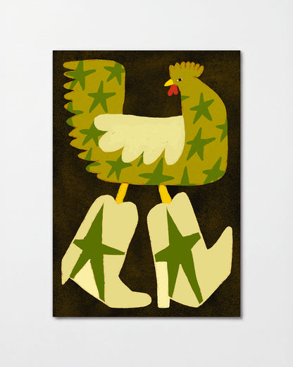 Star Rooster - unframed