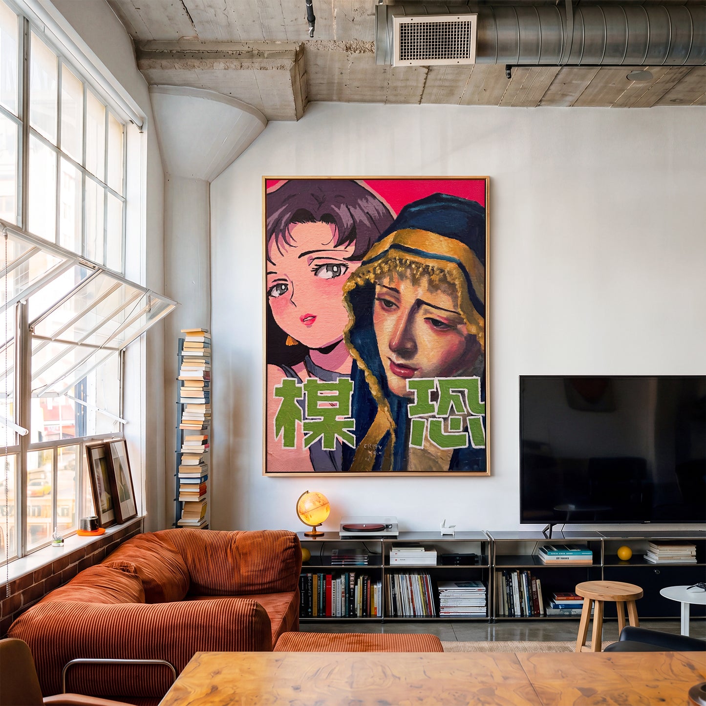 Two Strangers canvas