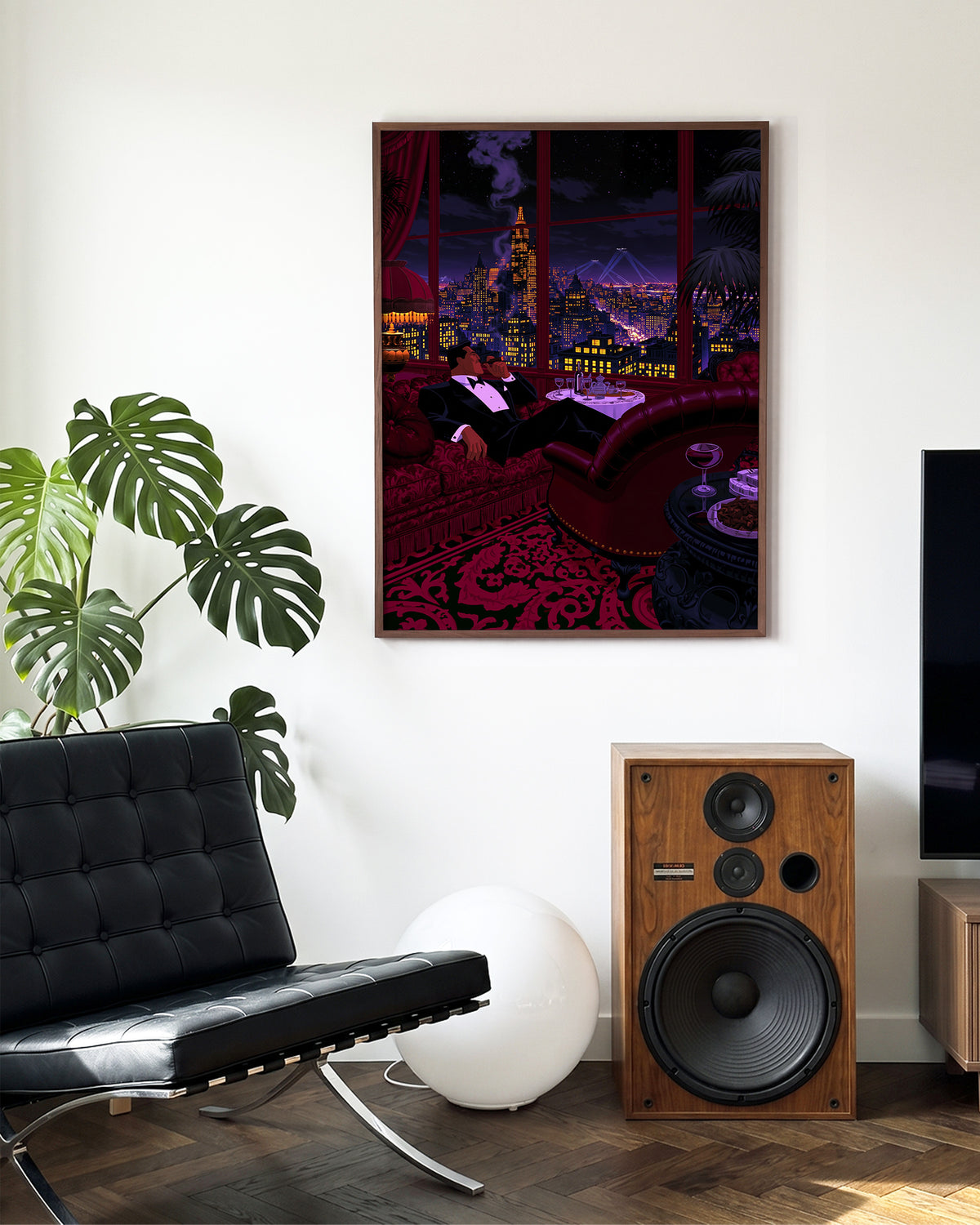 Swanky 11 - room context walnut