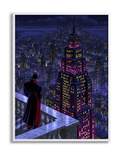 Swanky 12 - no background framed - white