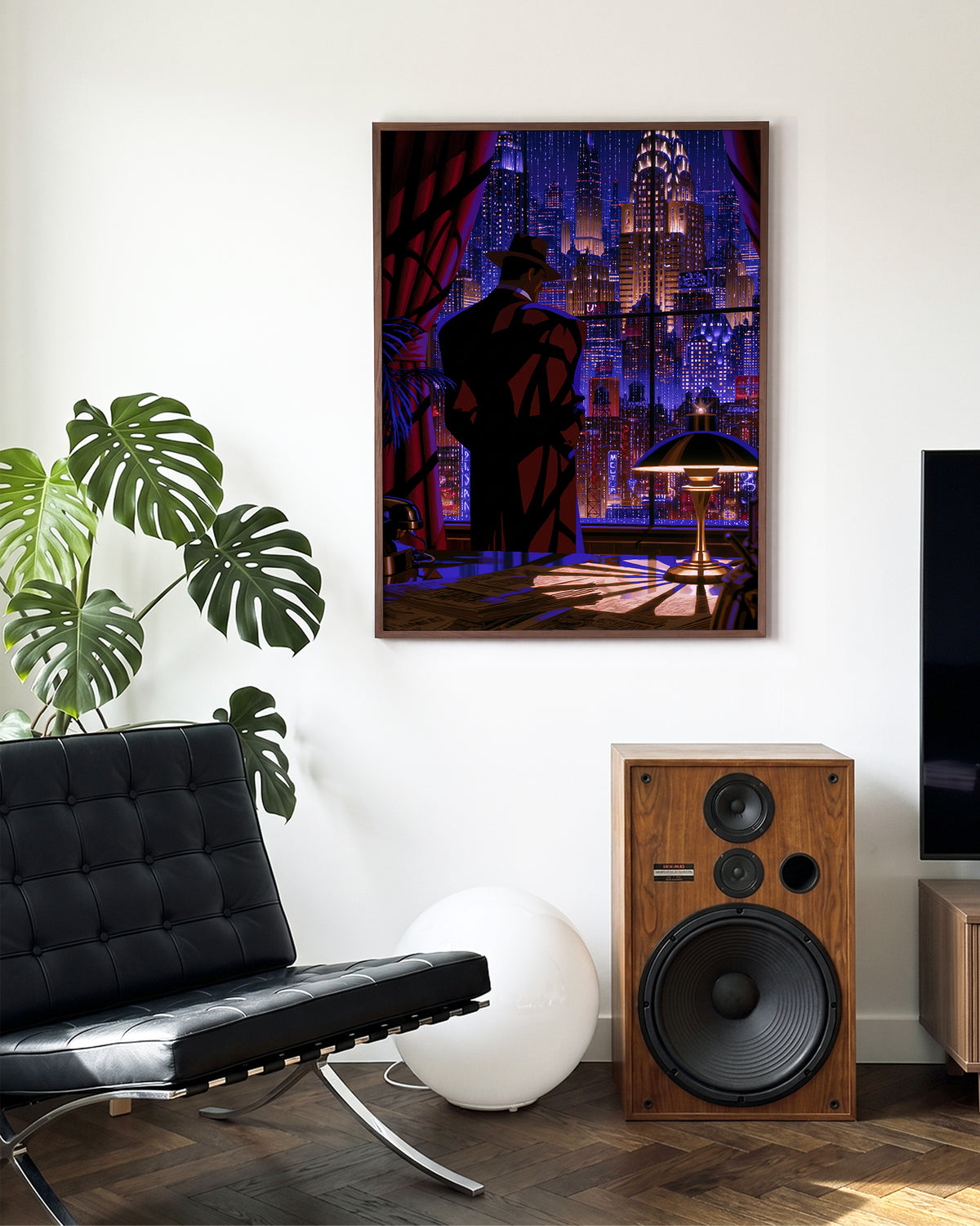 Swanky 19 - room context walnut