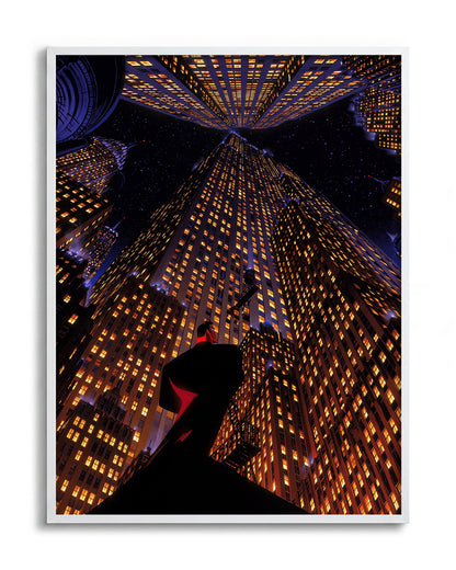 Swanky 20 - no background framed - white