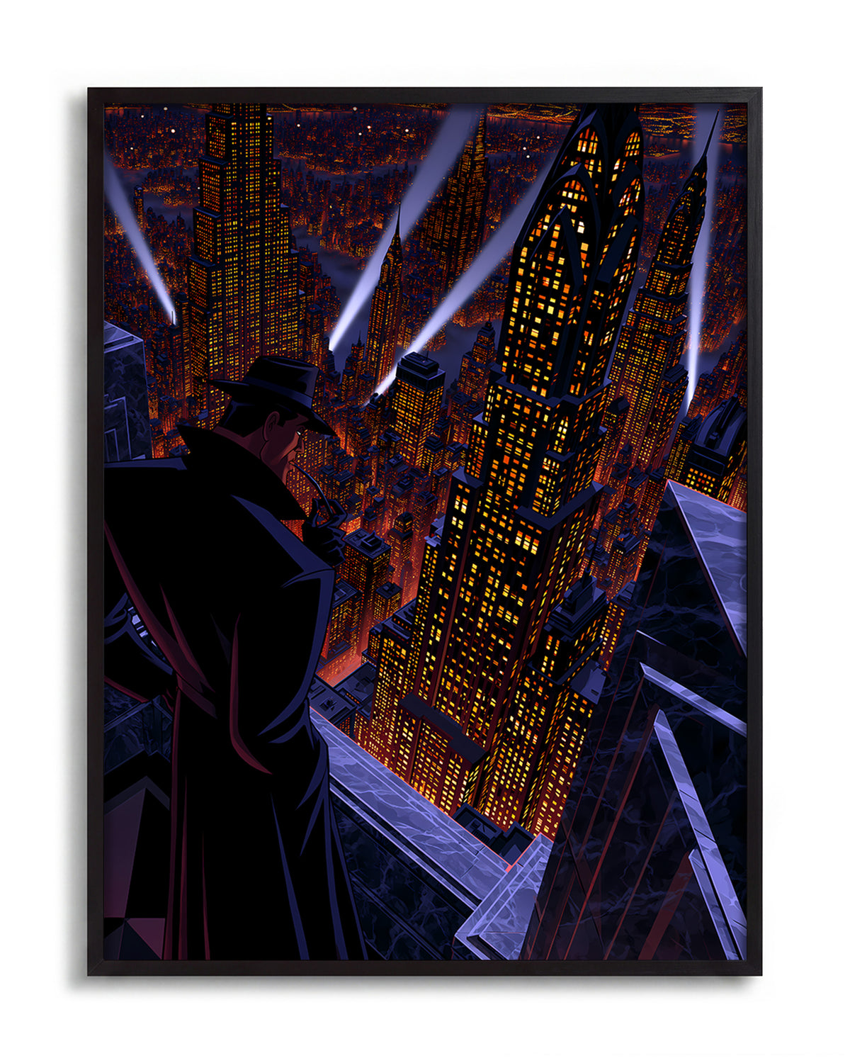 Swanky 23 - no background framed - black