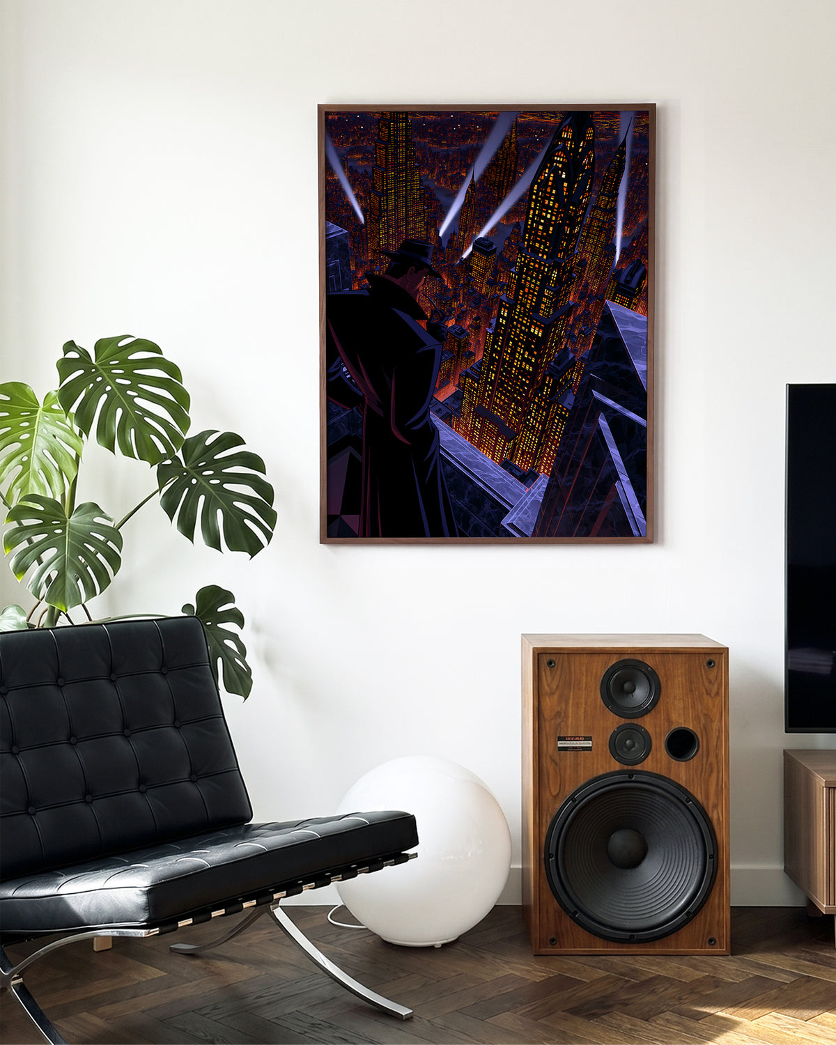 Swanky 23 - room context walnut