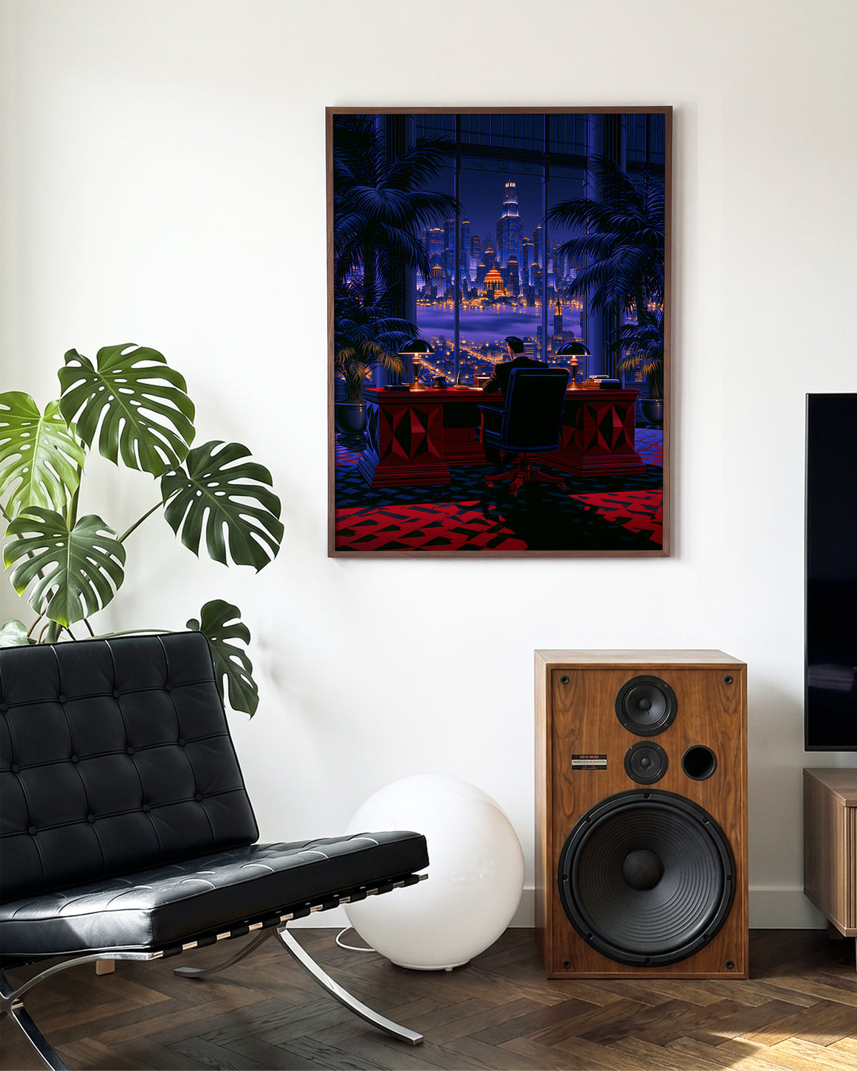Swanky 24 - room context walnut