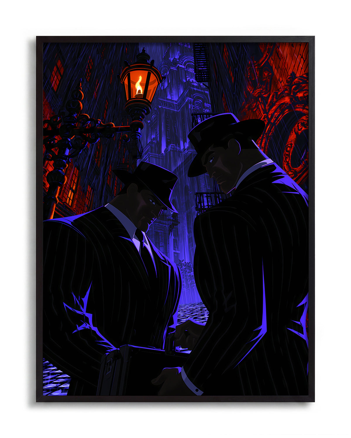 Swanky 26 - no background framed - black