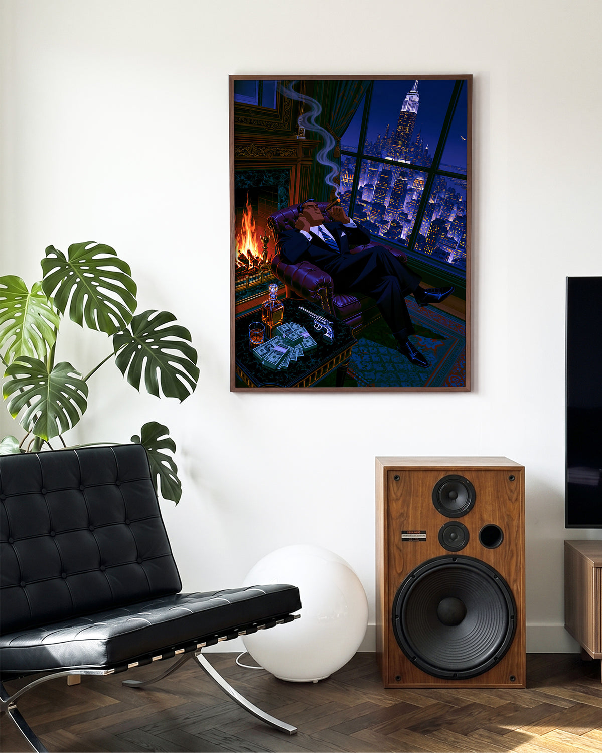 Swanky 3 - room context walnut