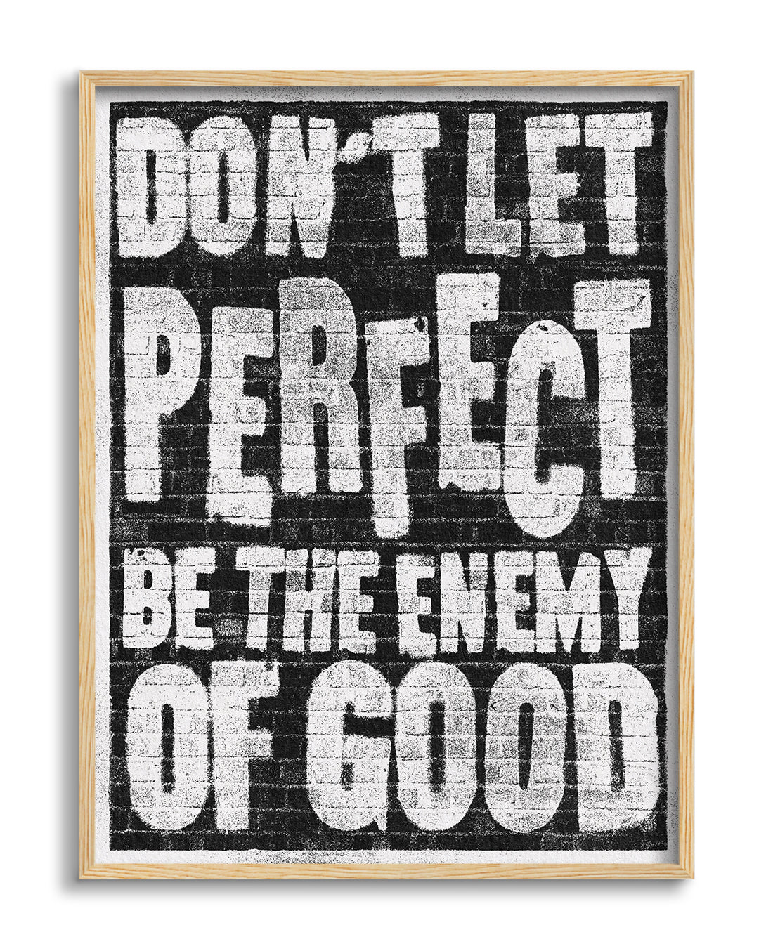The Enemy of Good