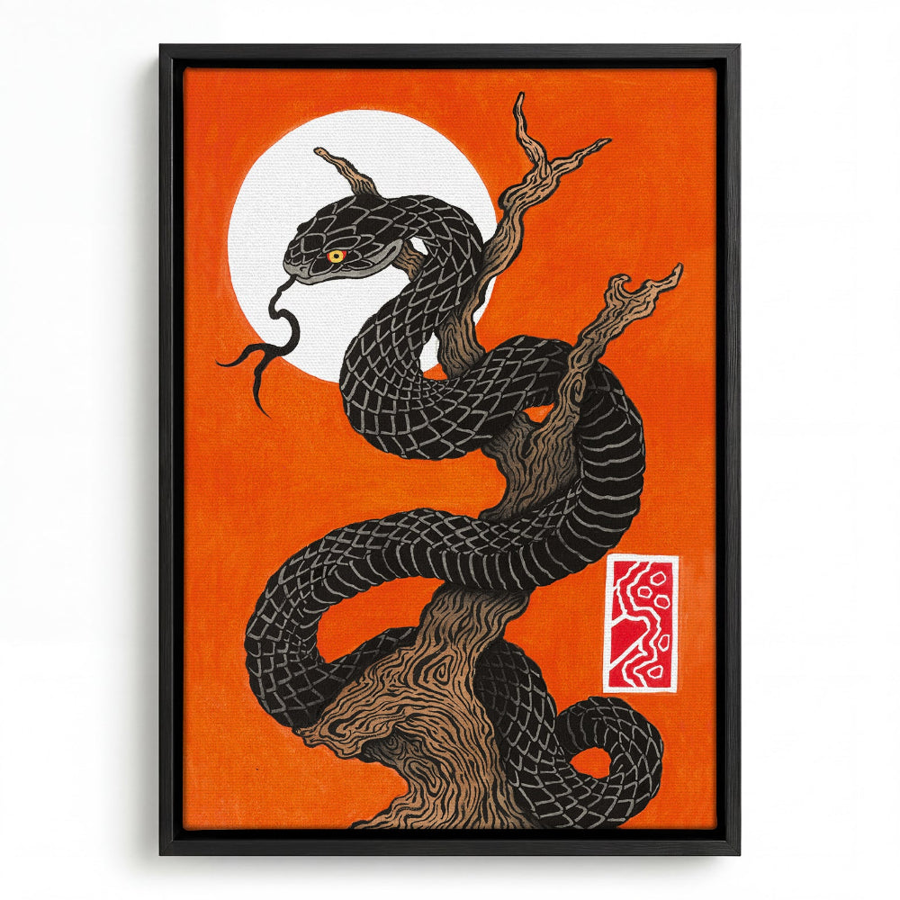 Snake tree canvas