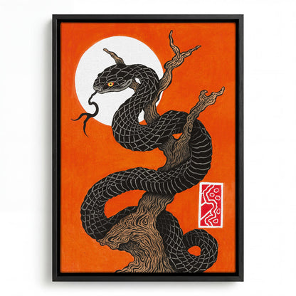 Snake tree canvas