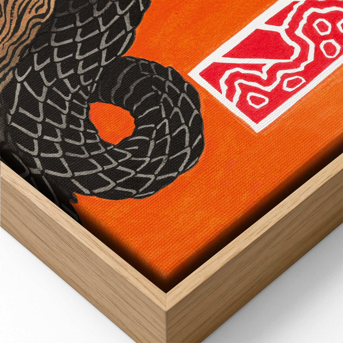 Snake tree canvas